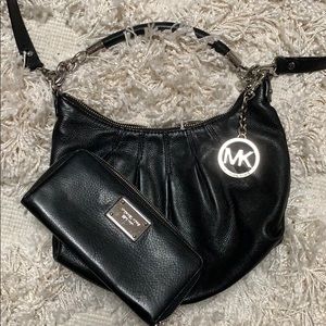 Michael Kors Purse and Wallet Bundle